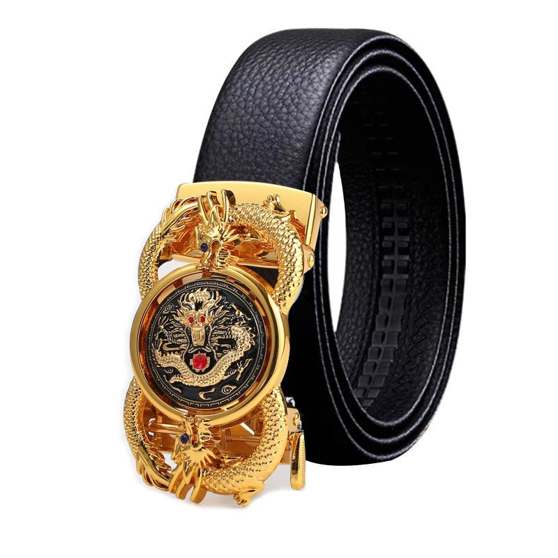 Men's Leather Year of the Loong Automatic Belt