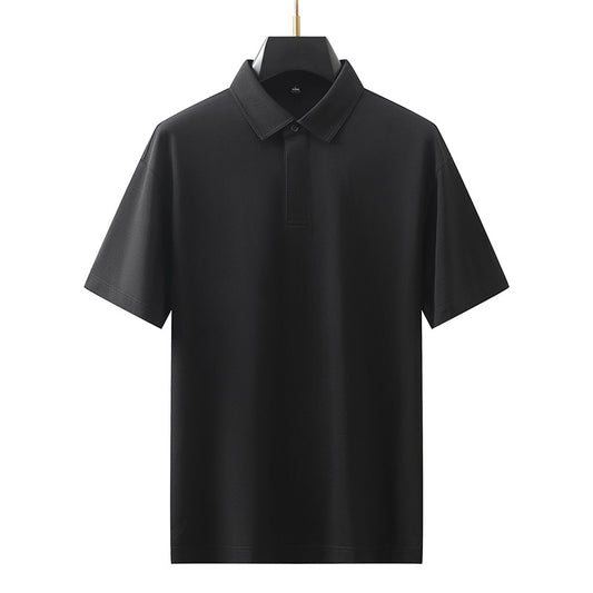 Short Sleeve Polo Shirt for Men High-Grade Flip Collar T-Shirt
