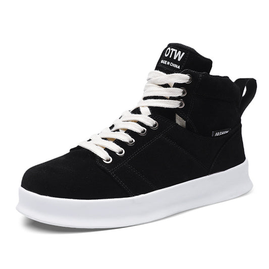 High Top Suede Board Shoes – Breathable Sports Casual Shoes for Men