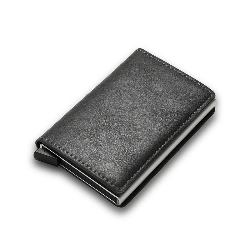 Carbon Fiber RFID Anti-Theft Automatic Pop-Up Card Holder - Ultra-Thin