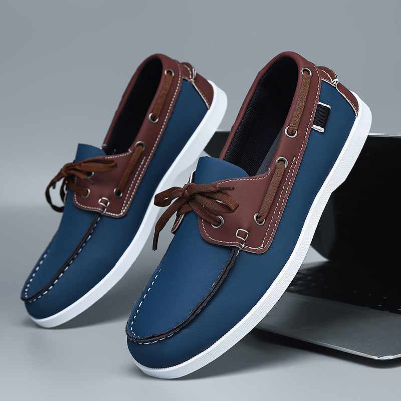 Casual Summer Men's Belted Style Boat Shoes Loafer Breathable Leisure