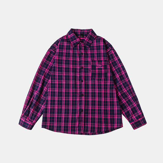 Casual Long Sleeve Plaid Shirt