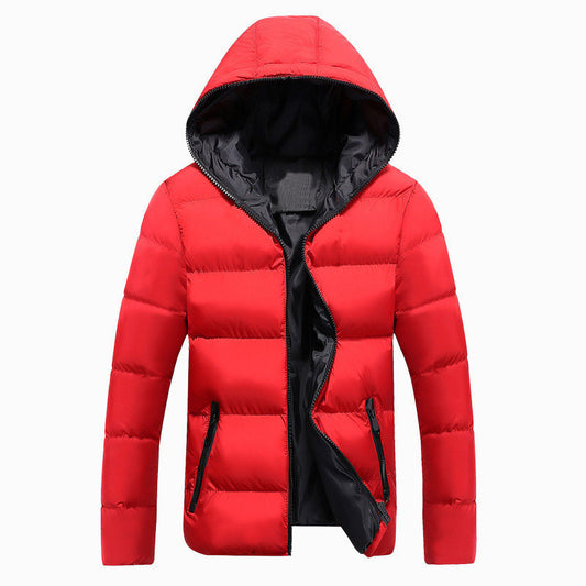 Men's Slim Fit Hooded Windbreaker Fashion Overcoats