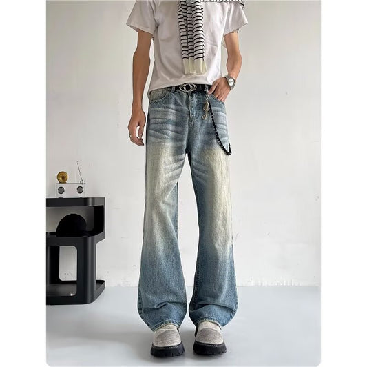 Summer Design Washed Loose Wide Leg Long Pants