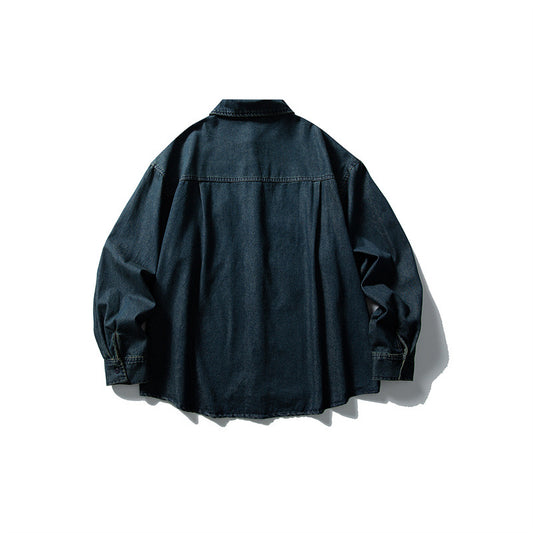 Washed Casual Denim Shirt