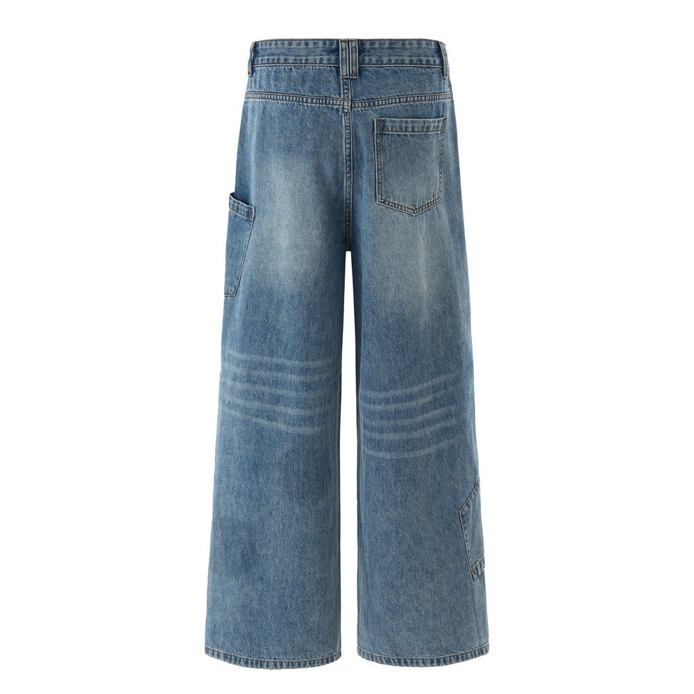 Men's Jeans - Multi-Pocket Cargo Style