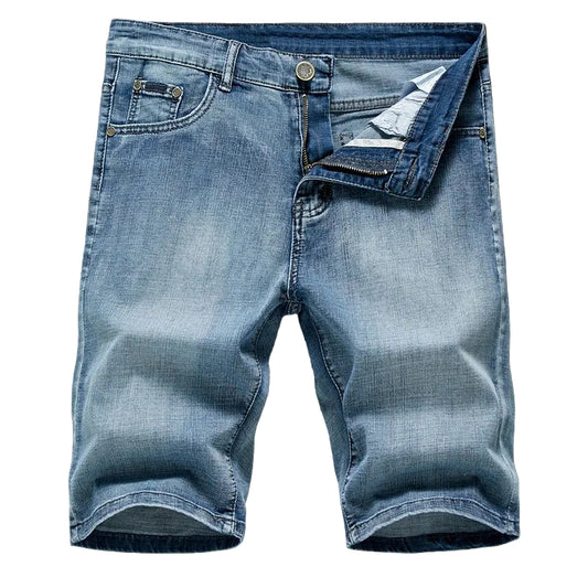 Men's Plain Denim Shorts