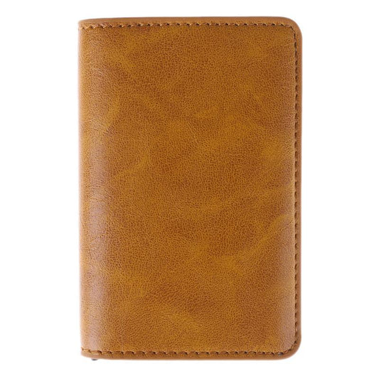 Men's Metal Card Holder - RFID Credit Card Holder - Leather