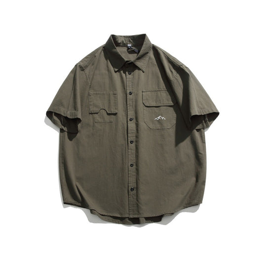 Short Sleeved Loose Workwear for Men and Women