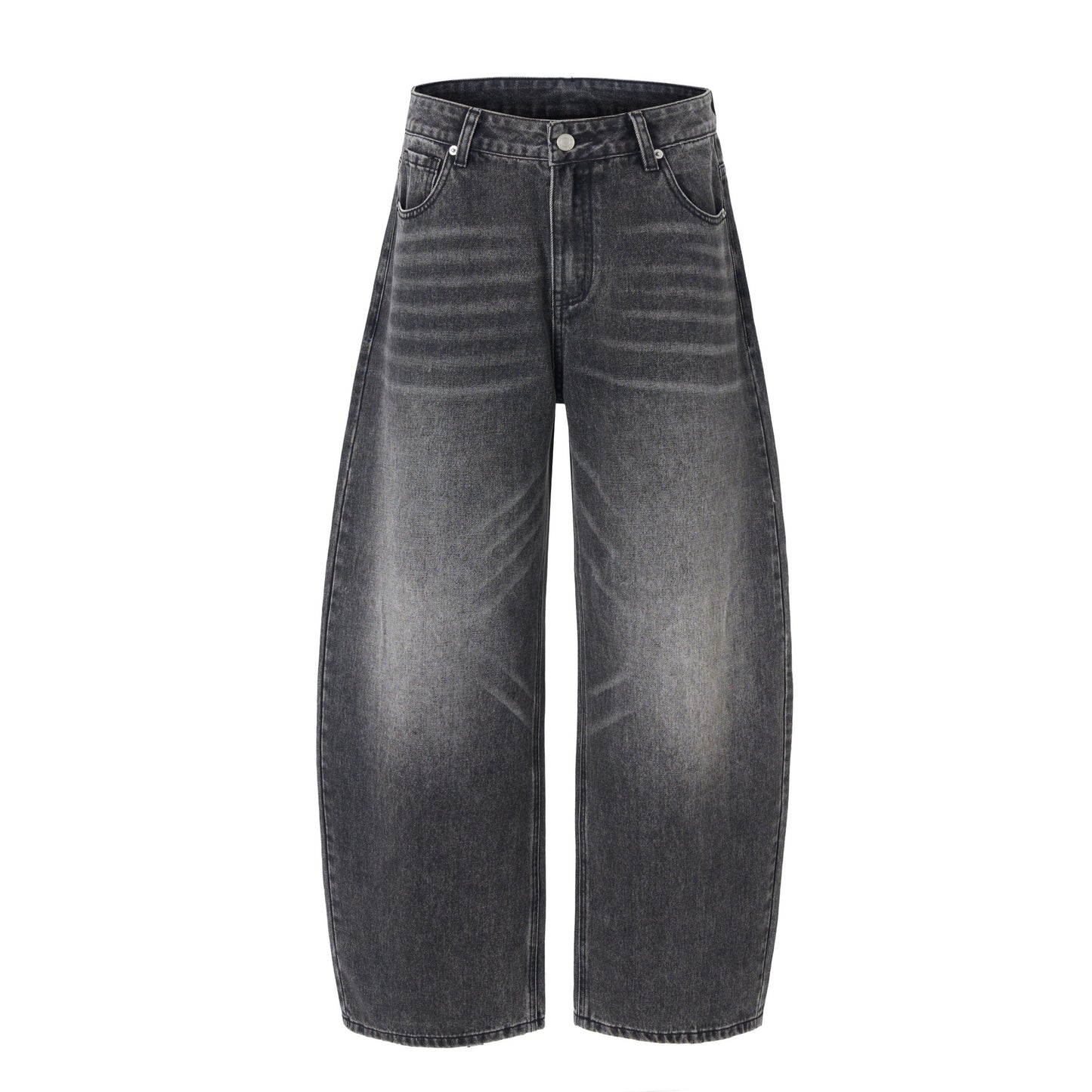 Premium Japanese Denim Tapered Pants with Retro Design