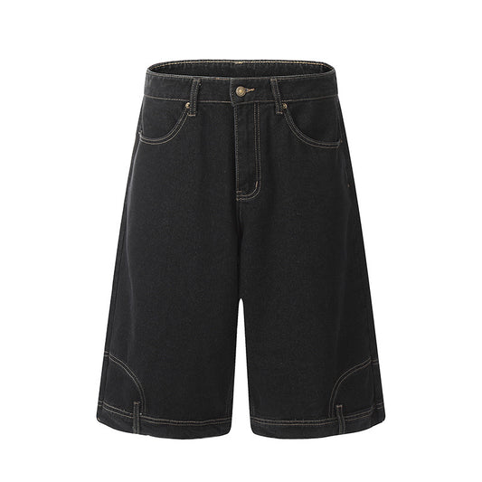 Men's and Women's Cowboy Shorts - Cropped Denim Pants