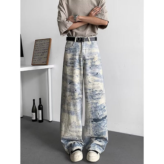 Premium Tie Dye Camouflage Jeans for Men and Women - Summer Collection