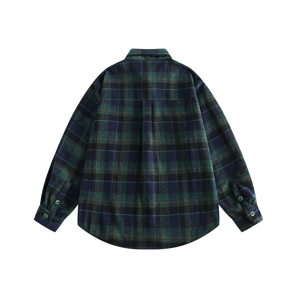 Long Sleeved Checkered Shirt for Casual Wear