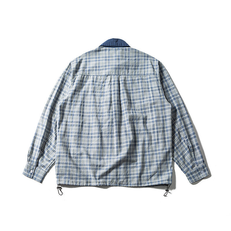 Casual Long Sleeved Checkered Shirt for Men