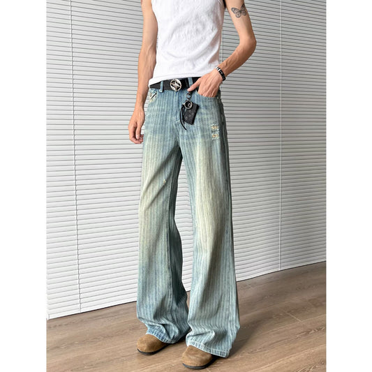 Cowboy High Street Micro Horn Slimming Casual Pants