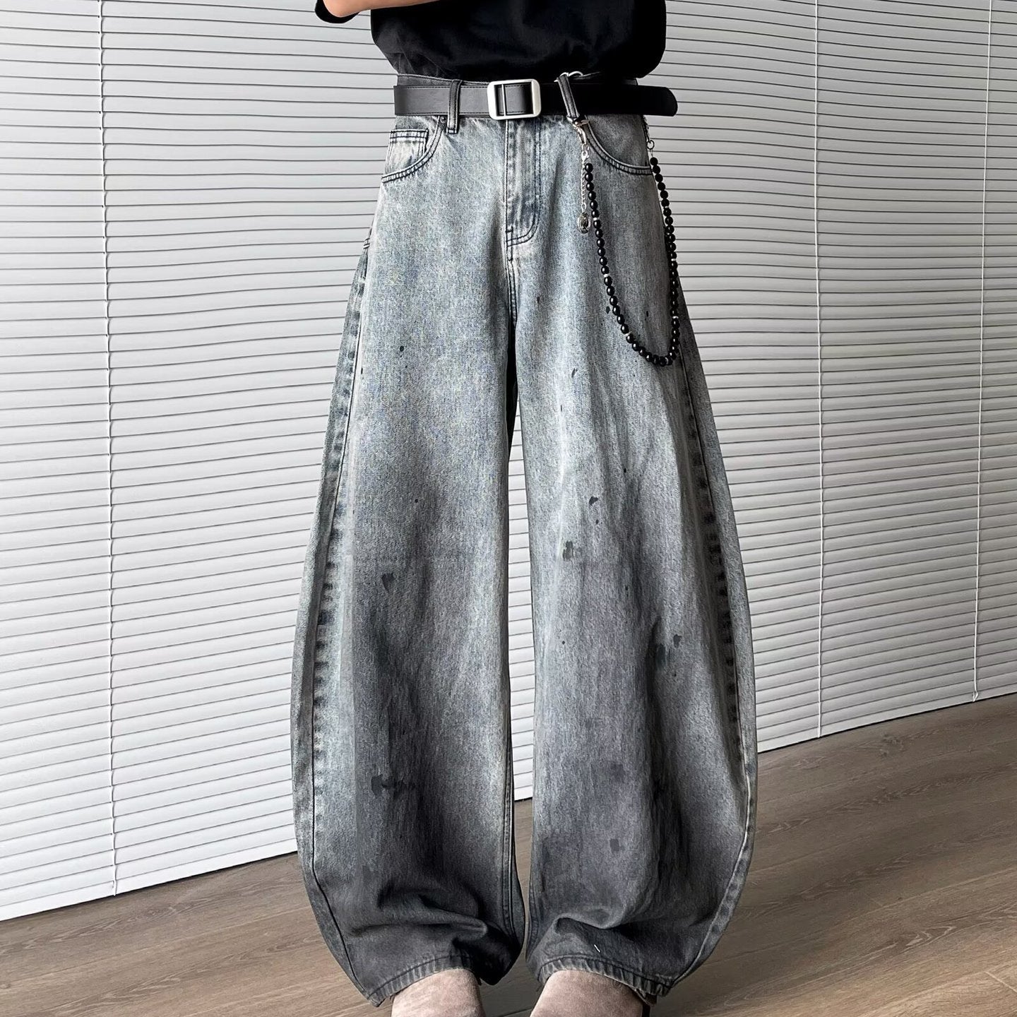 High Street Loose Wide Leg Vintage Baggy Pants