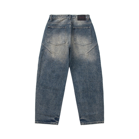 Men's Straight Leg Streetwear Casual Jeans