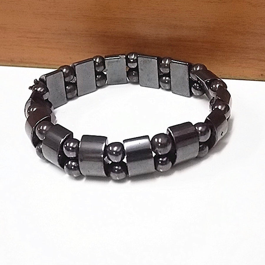 Double Hematite Tiger's Eye Bracelet