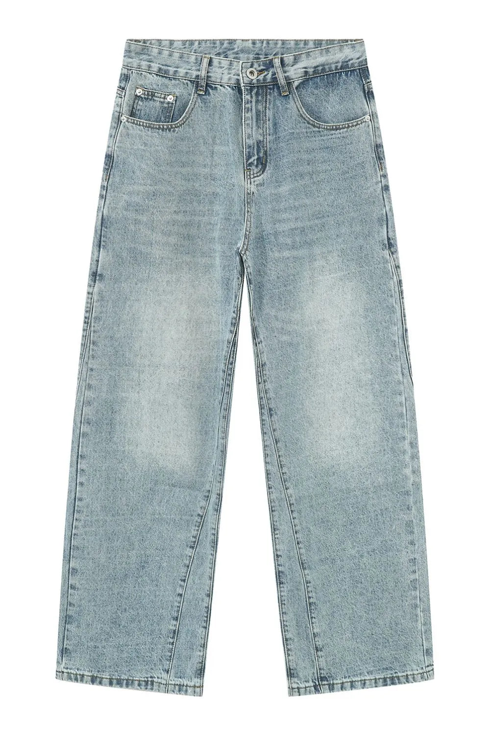 Premium Mid Rise Jeans with Pockets
