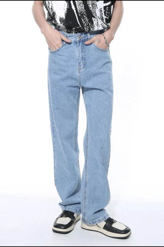 Japanese Denim Jeans with Functional Pockets