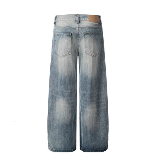 Washed Bamboo Bent Jeans - Premium Japanese Denim