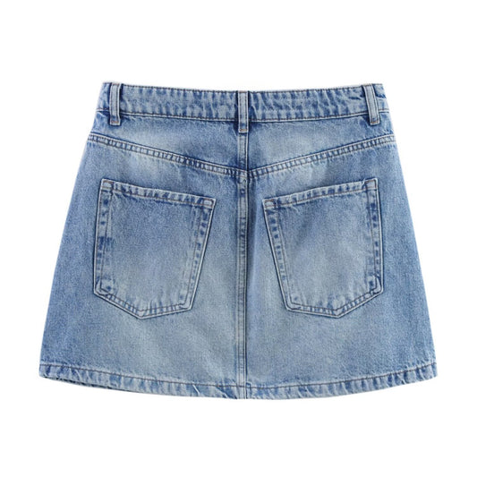 Women's Casual Versatile Denim Mini Skirt