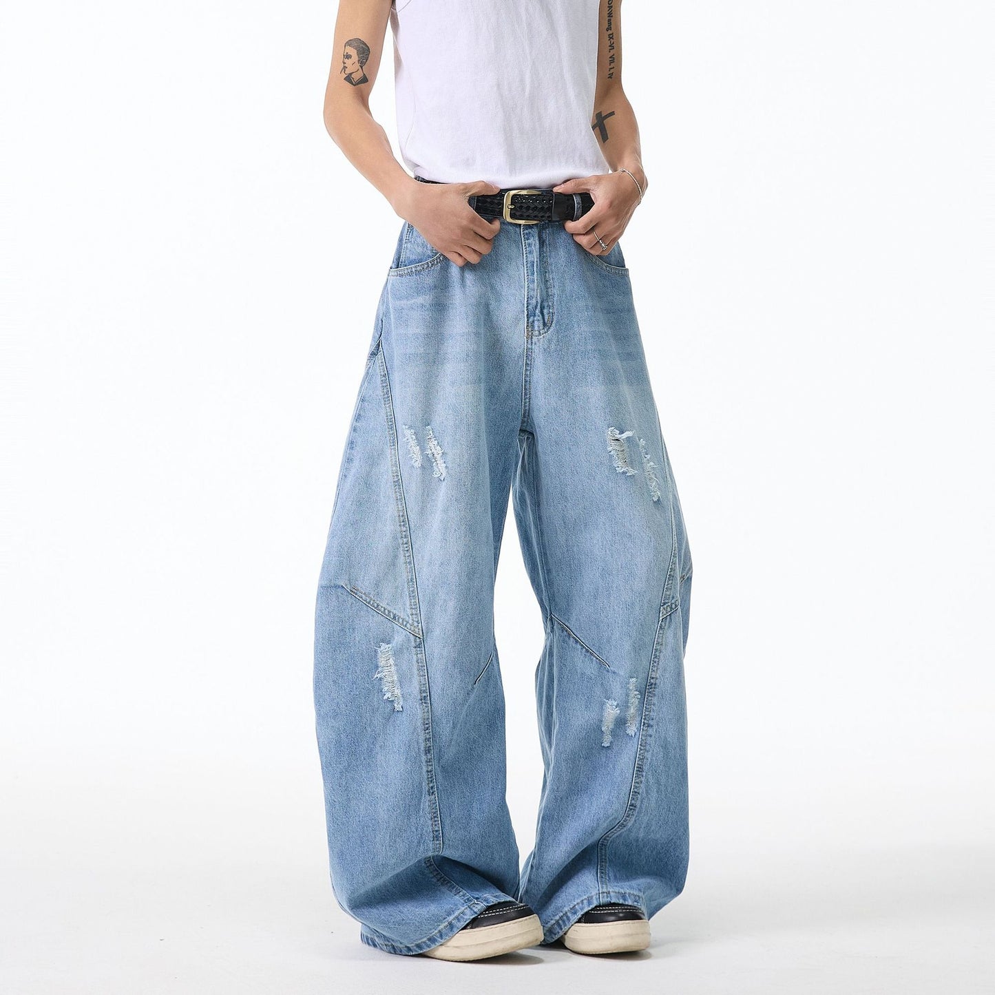 High Street Wide Leg Loose Straight Leg Pants