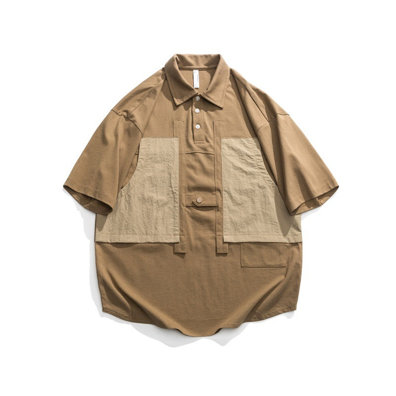Faux Double Shirt - Short Sleeved
