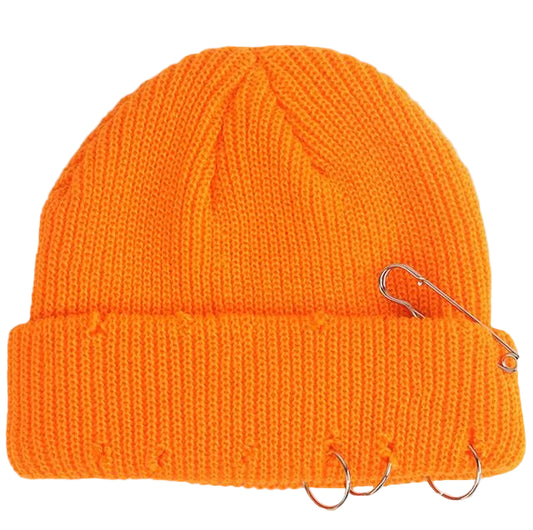 Distressed Japanese Knitted Woolen Hat