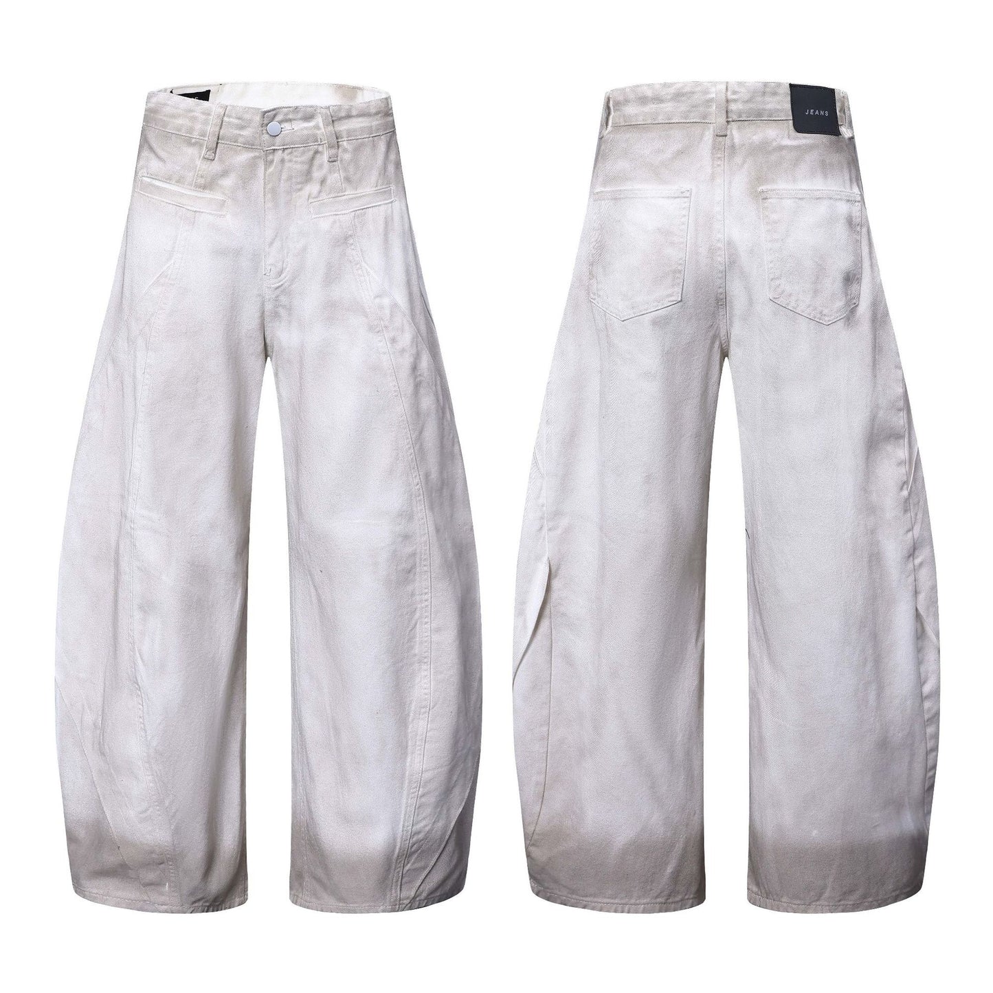 Vintage Distressed Wide-Leg Denim Pants for Everyone