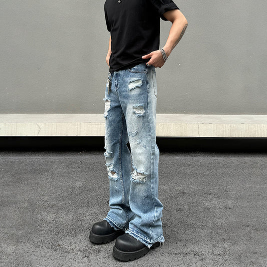 Vintage Washed Loose Slightly Flared Vibe Long Pants