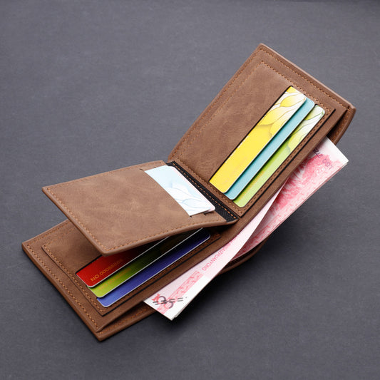 Men's Wallet - Leather with Multiple Card Slots