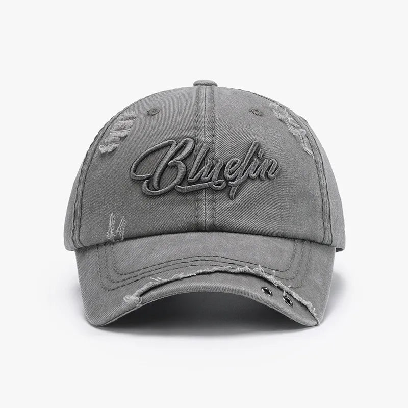 Embroidered Letter Cotton Baseball Cap
