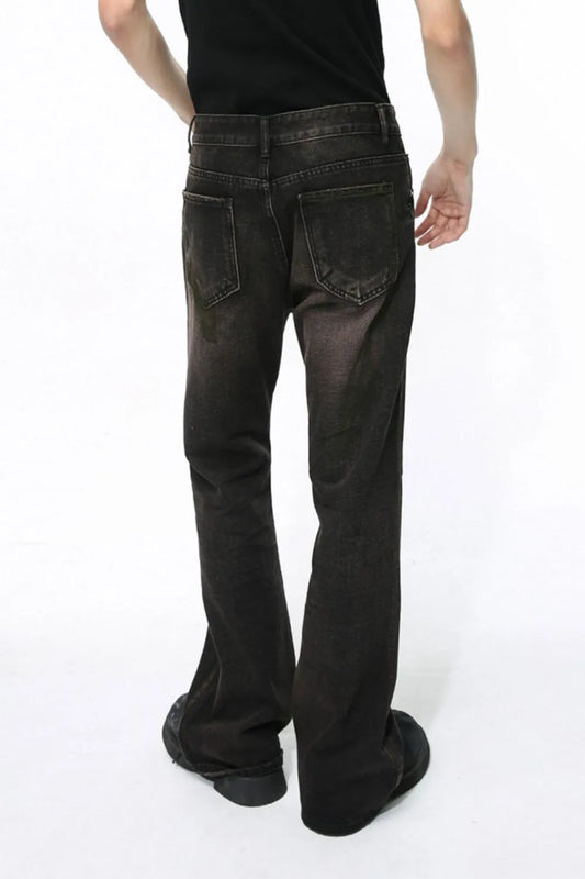 Men's Clean Fit Bootcut Jeans with Pockets