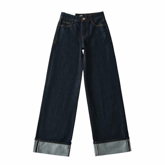 Women's Fashion Slim High-Waisted Jeans - Premium Japanese Denim