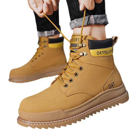 High Top Retro Workwear Casual Boots for Men