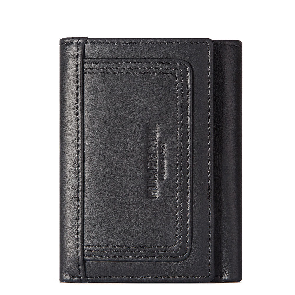 RFID Anti-Magnetic Multi Card Zipper Wallet for Men