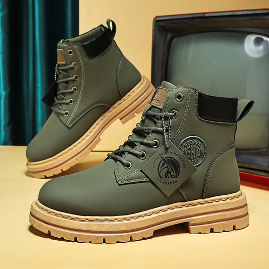 Rhubarb Anti-Slip Trendy Waterproof British Martin Boots