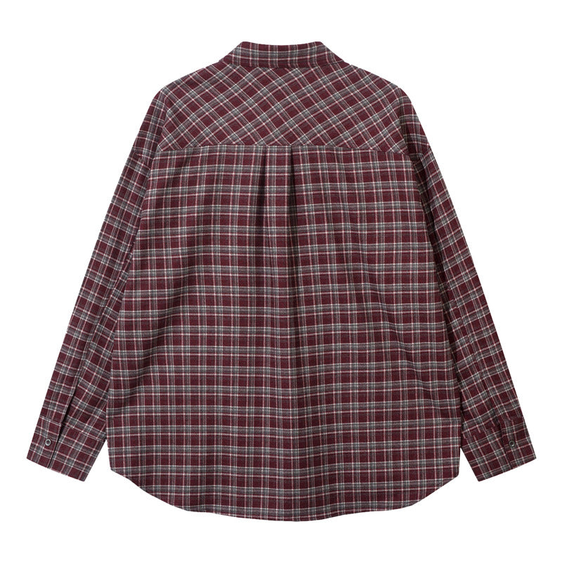 Basic Plaid Long Sleeve Shirts