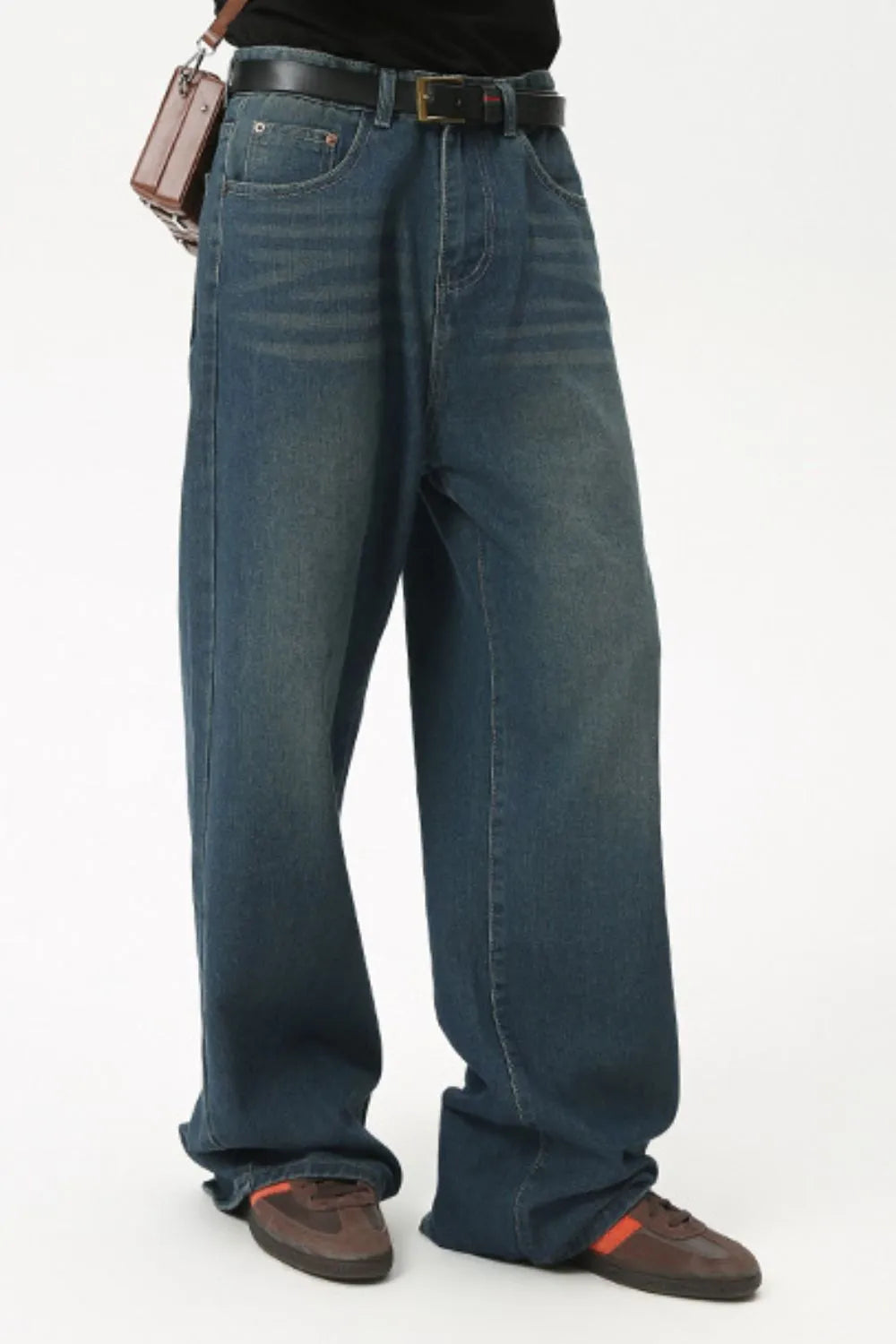 Men's Mid Rise Straight Leg Jeans - Japanese Denim