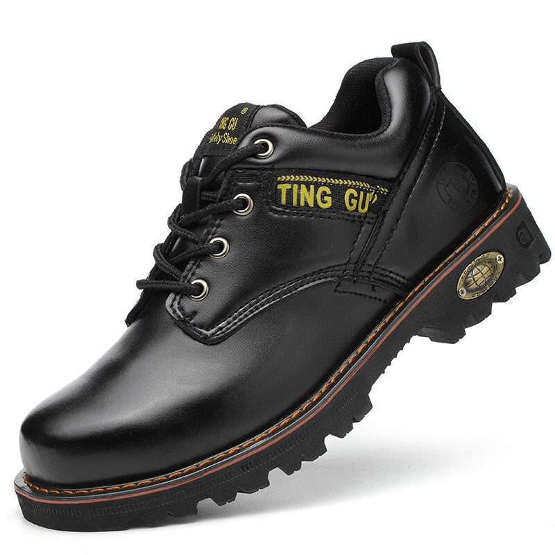 Steel Toe Shoes for Men - Safety Work Boots for Outdoor Use