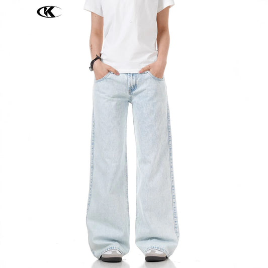 Denim Pants for Men and Women | Cleanfit Loose Slimming Casual Fitted Long Pants