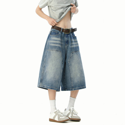 Premium Large Denim Shorts
