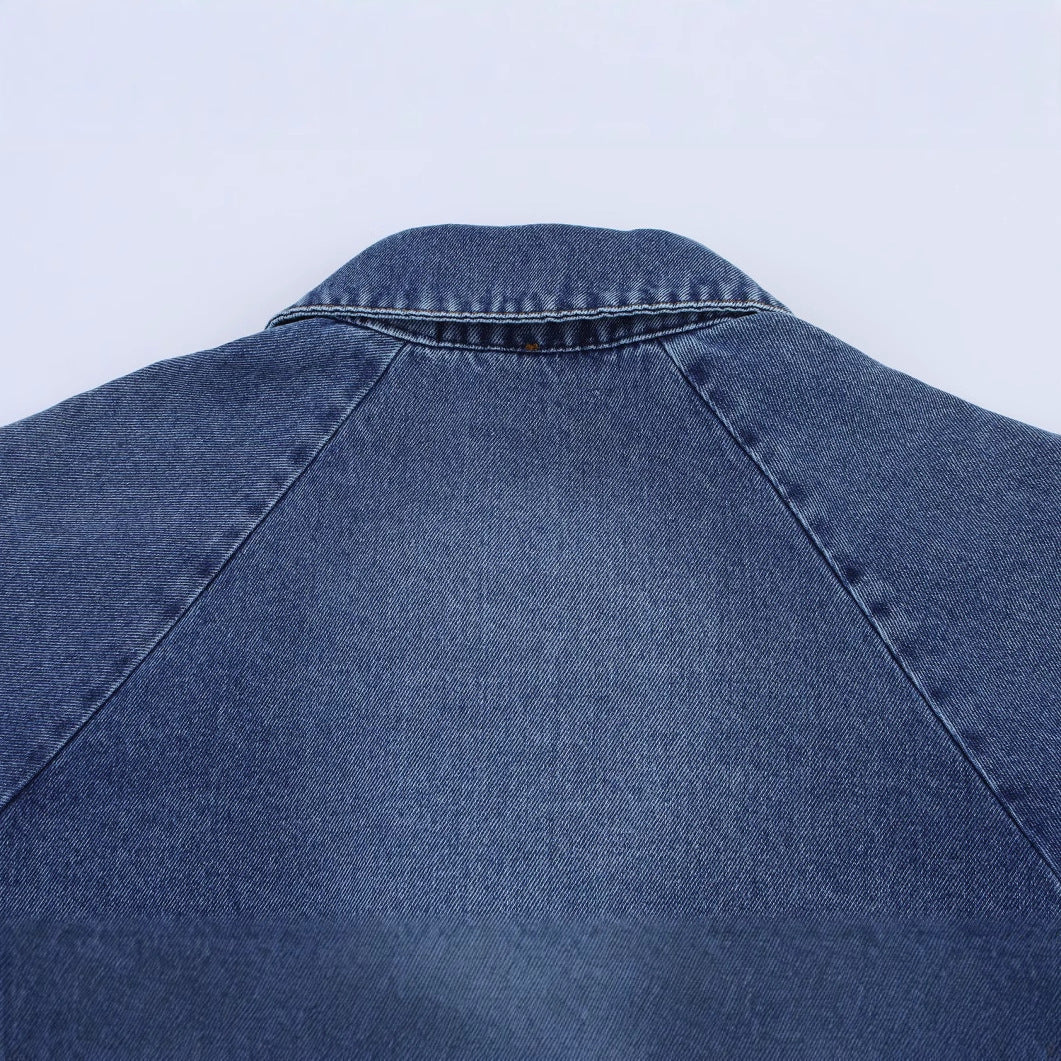 Women's Cape-style Denim Jacket