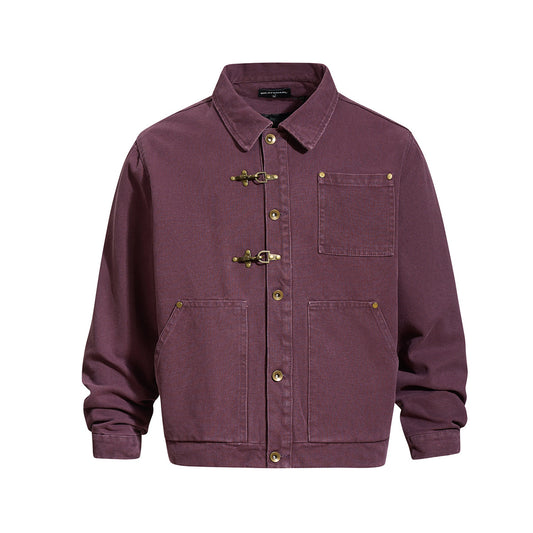 Detroit Style Denim Canvas Jacket