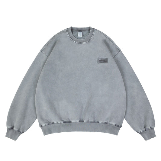 Crewneck Sweatshirt for Men Loose Fit Casual Pullover Hoodie