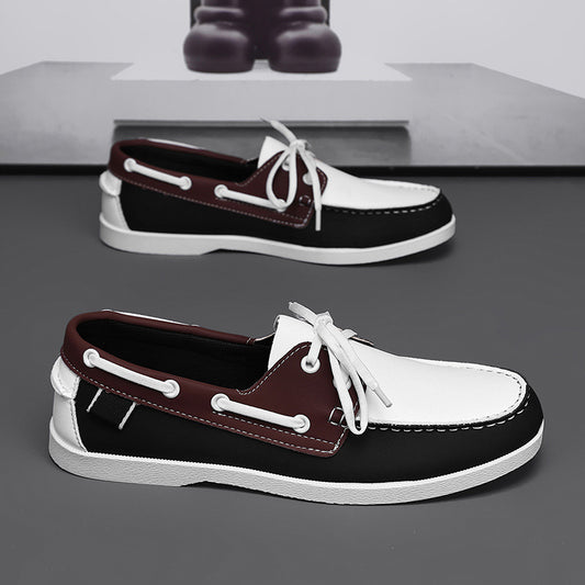 Casual Summer Men's Belted Style Boat Shoes Loafer Breathable Leisure