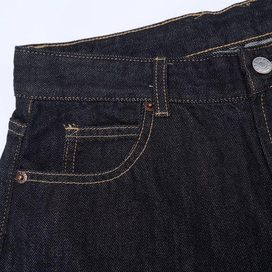 Premium Japanese Denim Long Pants with Vintage Wash for Streetwear