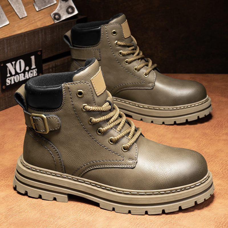Men's Retro High Top Work Boots