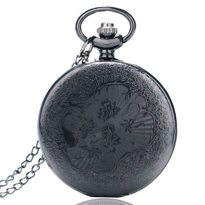 Vintage Roman Numeral Pocket Watch with Chain
